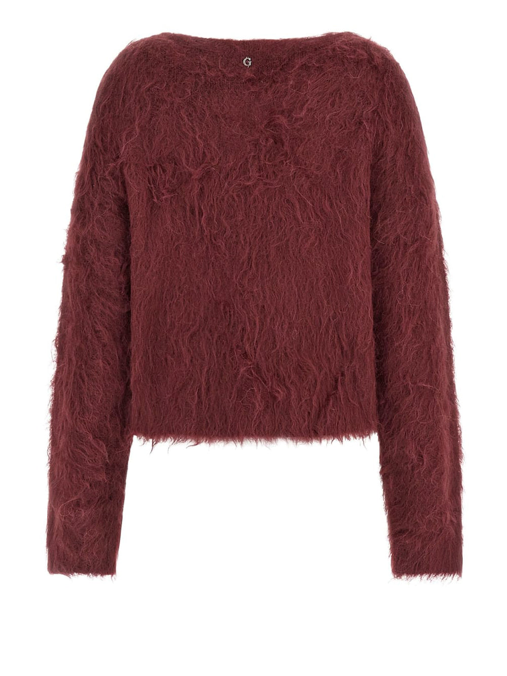 Cardigan Guess Tomiko Bow Button da Donna - Bordeaux