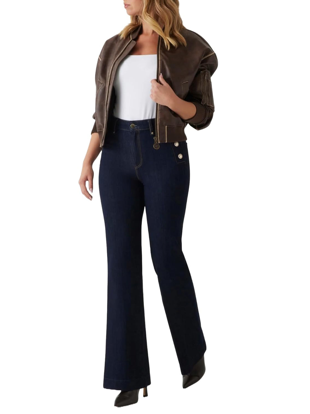 Guess Pantalone Donna Mod. W5RA0P D5PW1 BFIN Denim Blu