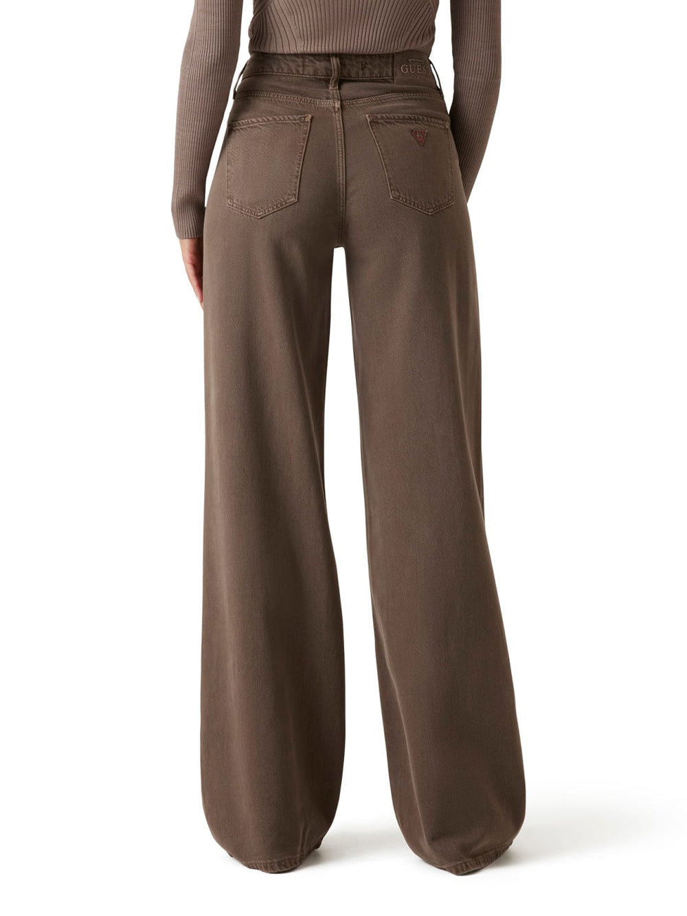 Pantalone Palazzo Guess Sexy da Donna - Marrone