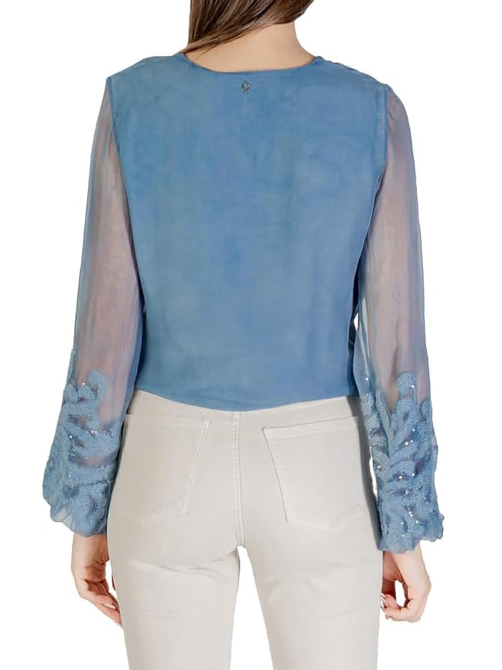 Guess Camicia Donna Mod. W5YH0V WE550 F71Q Blu