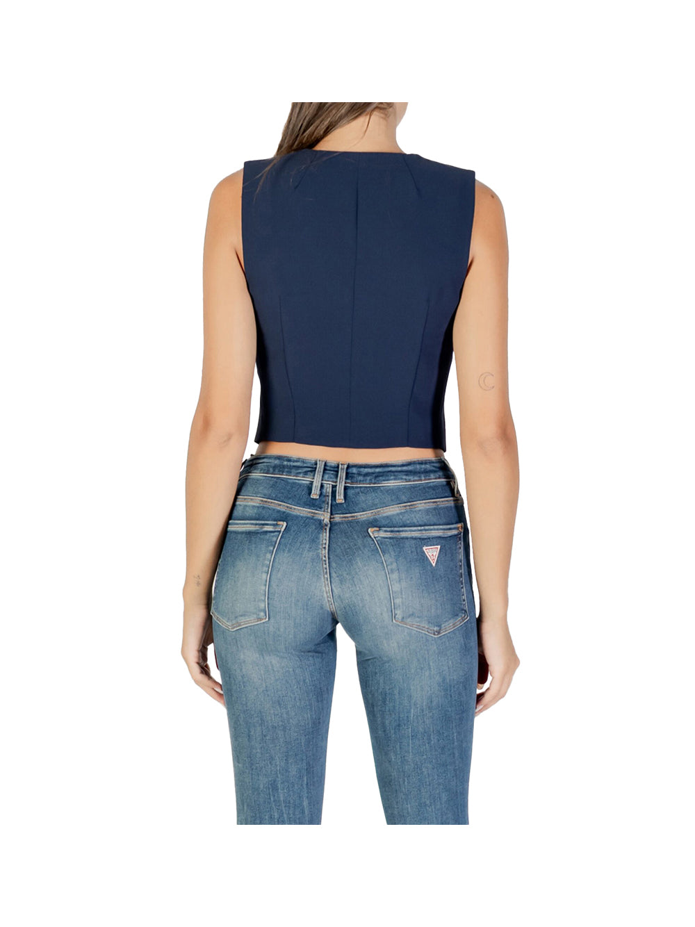 Guess Gilet Donna Mod. W5YH55 WGHC2 G7P1 Blu