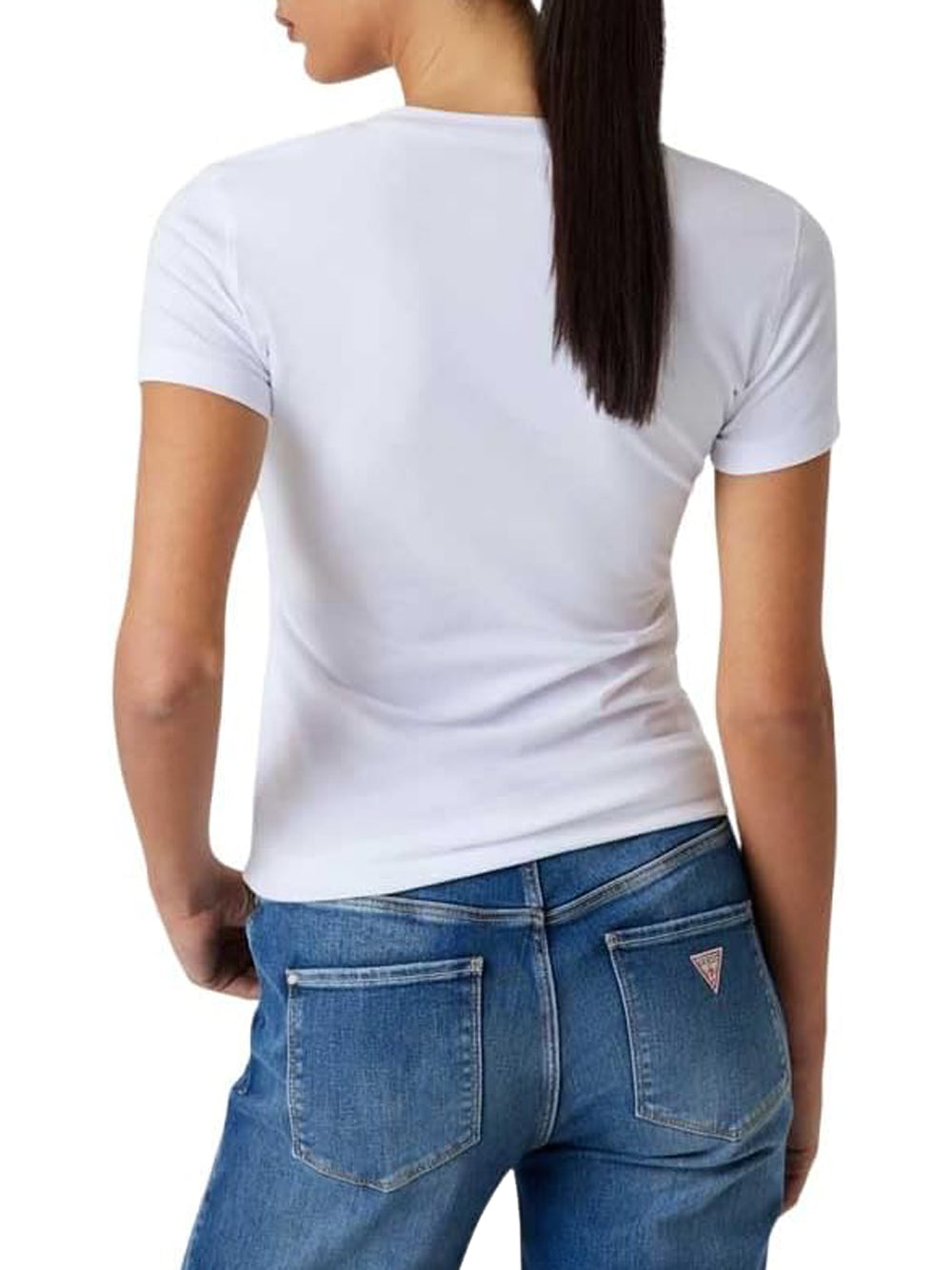 Guess T-shirt Donna Mod. W5YI05 J1314 G011 Bianco