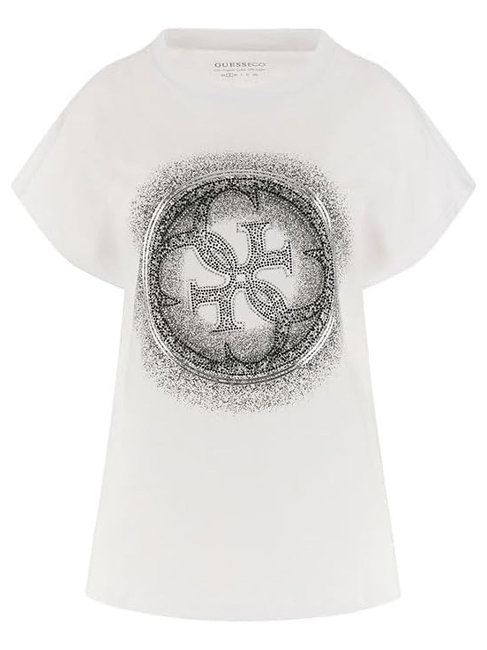 Guess T-shirt Donna Mod. W5YI14 I3Z14 G011 Bianco