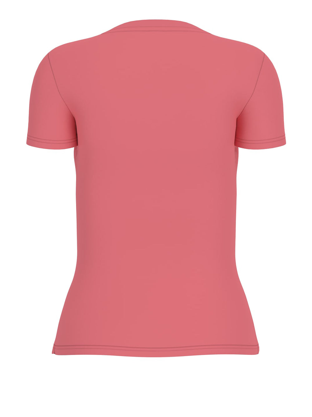 T-shirt Guess Embro Script Logo da Donna - Rosa