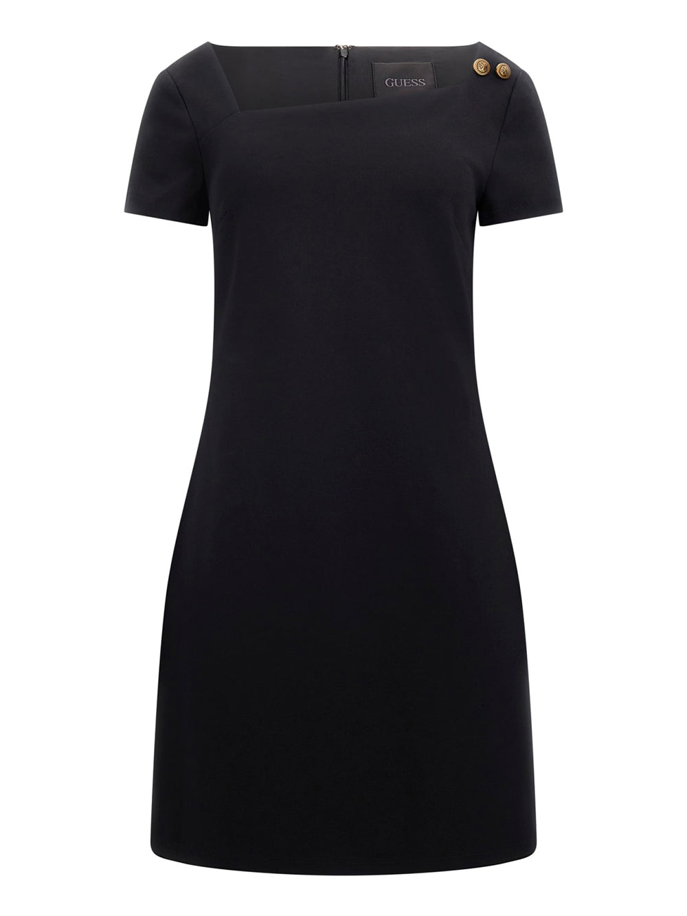 Vestito Mini Guess Maelice Fit And Flare da Donna - Nero