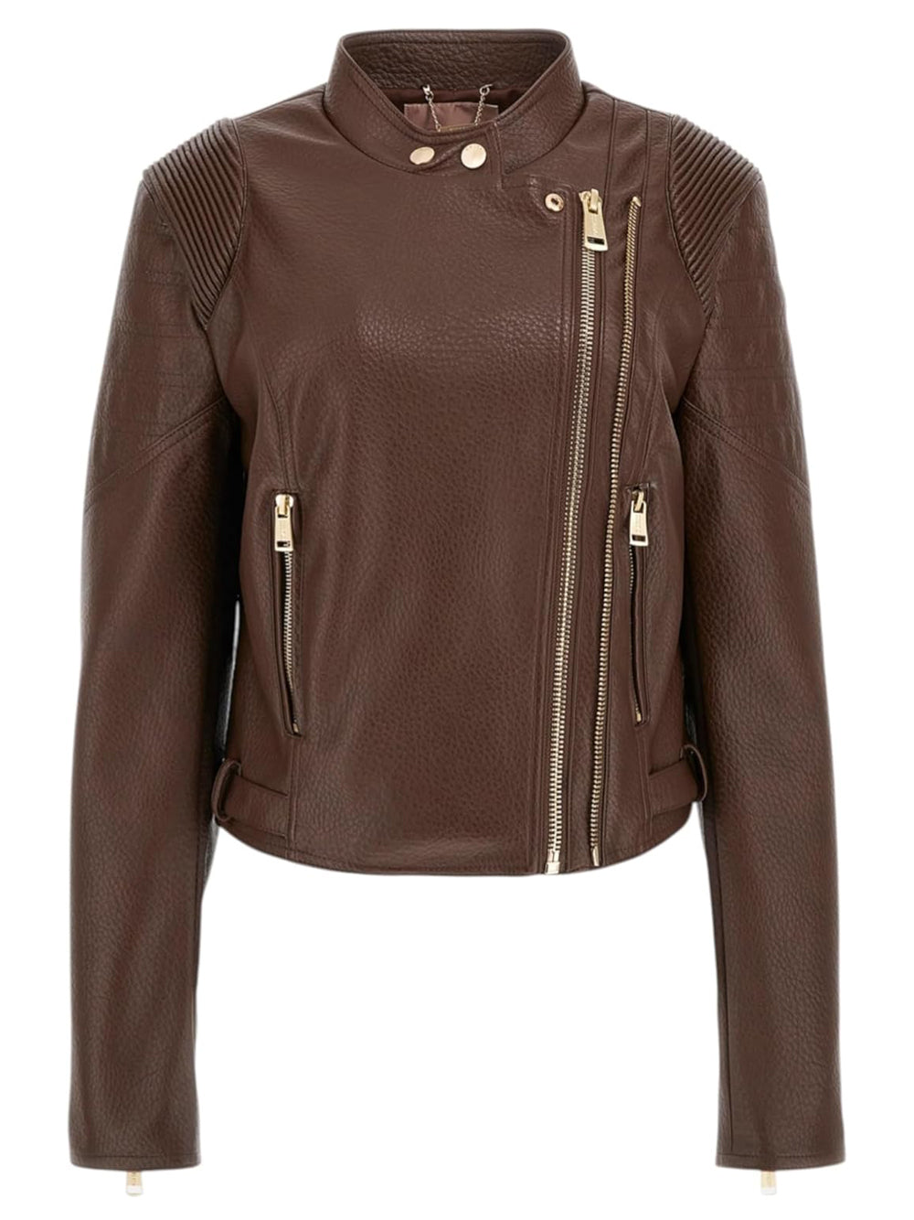 Guess Giubbotto pelle Donna Mod. W5YL19 WHDS0 FN09 Moro Marrone