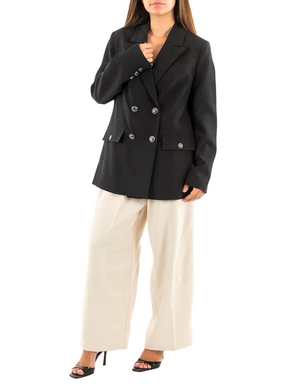 Guess Giacca Donna Mod. W5YN20 WH9Y2 JBLK Nero