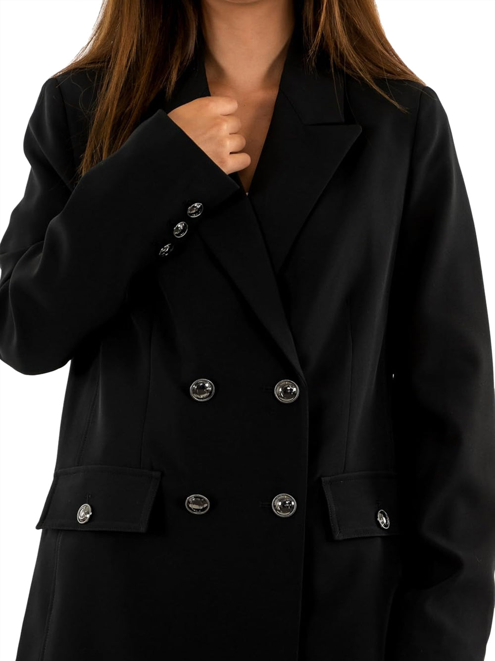 Guess Giacca Donna Mod. W5YN20 WH9Y2 JBLK Nero