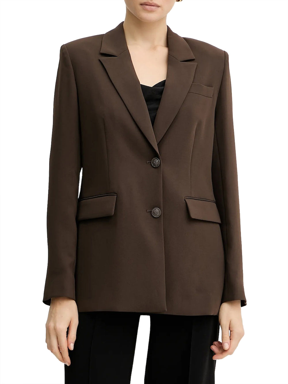 Blazer Guess Theoline da Donna - Marrone