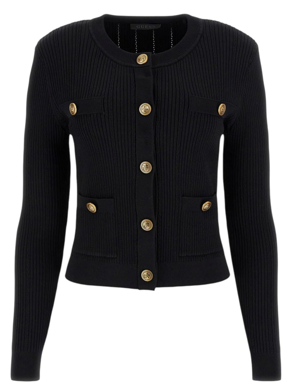 Guess Cardigan Donna Mod. W5YR09 Z0130 JBLK Nero