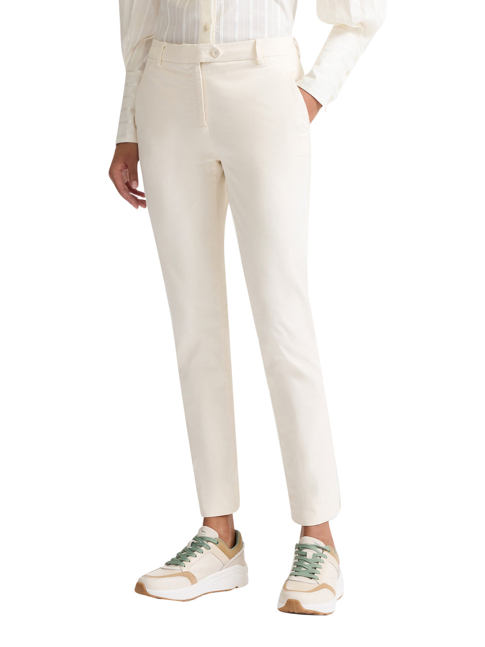 Pantalone Slim Harmont & Blaine da Donna - Avorio