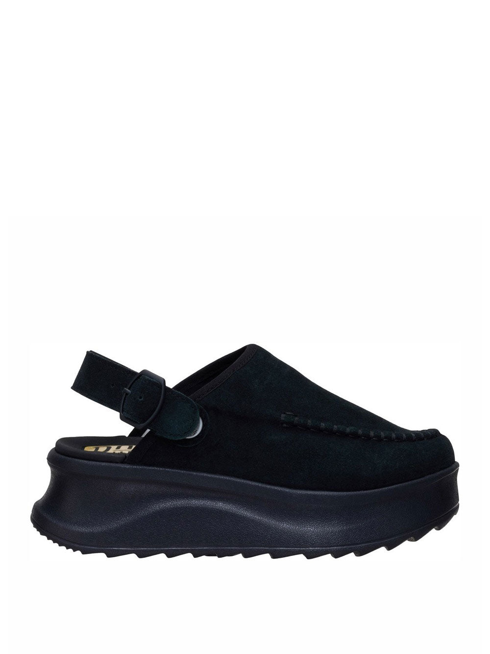 Ciabatte Hey Dude Delray Clog Suede da Donna - Nero