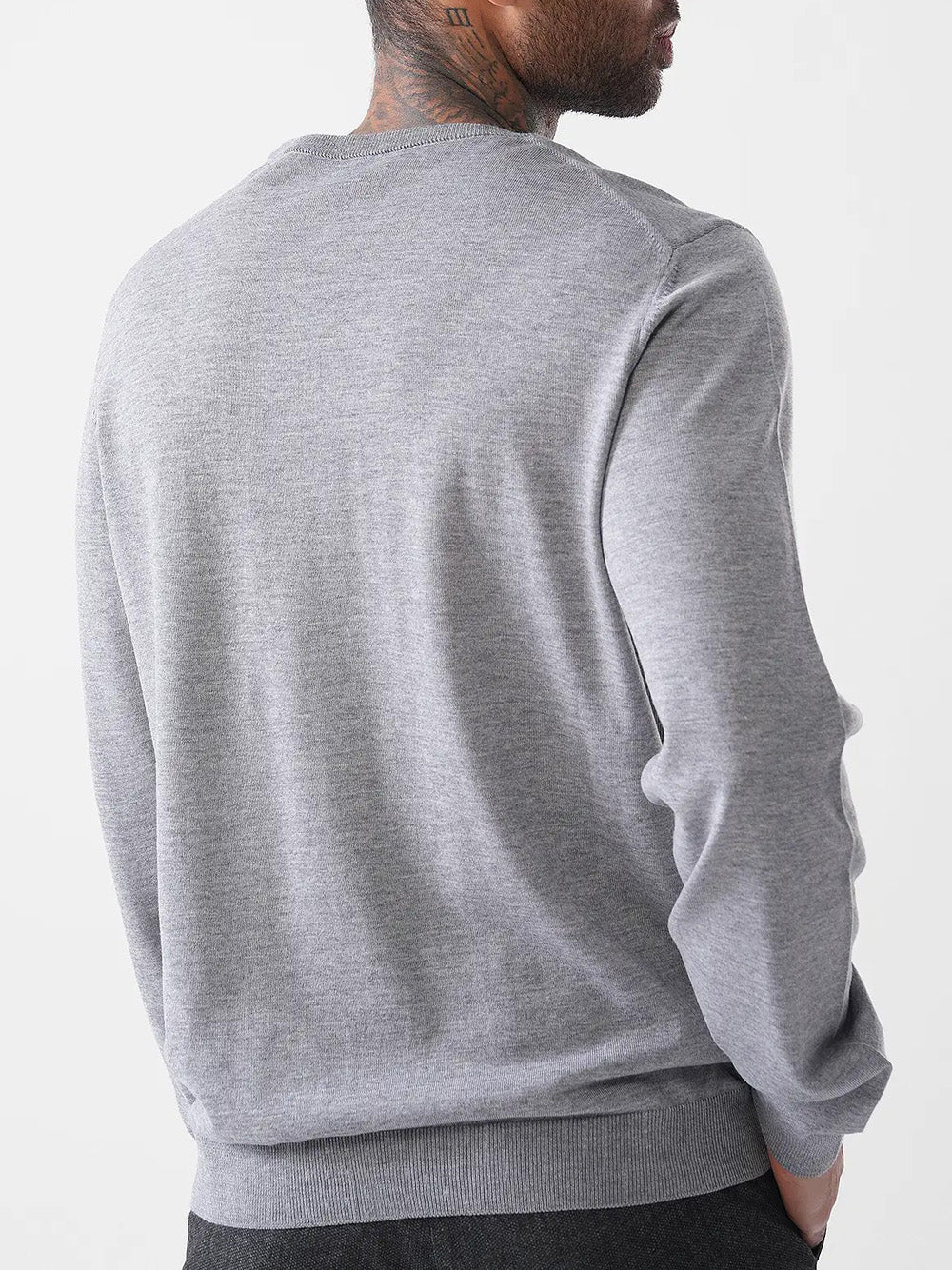 Pullover Hugo Boss Leno da Uomo - Grigio