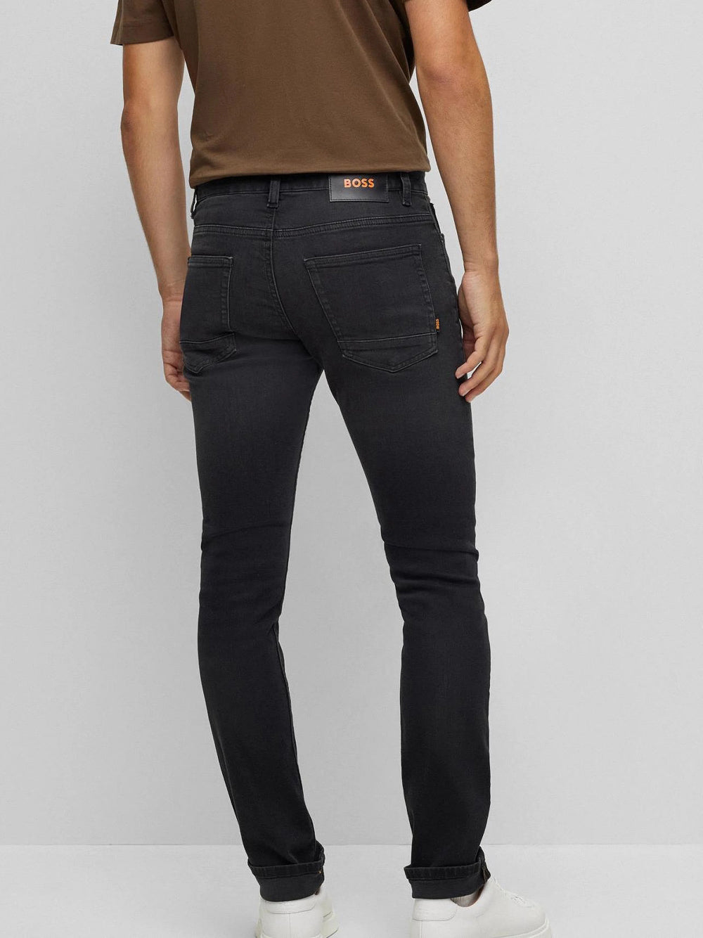 Jeans Skinny Hugo Boss Delaware da Uomo - Nero