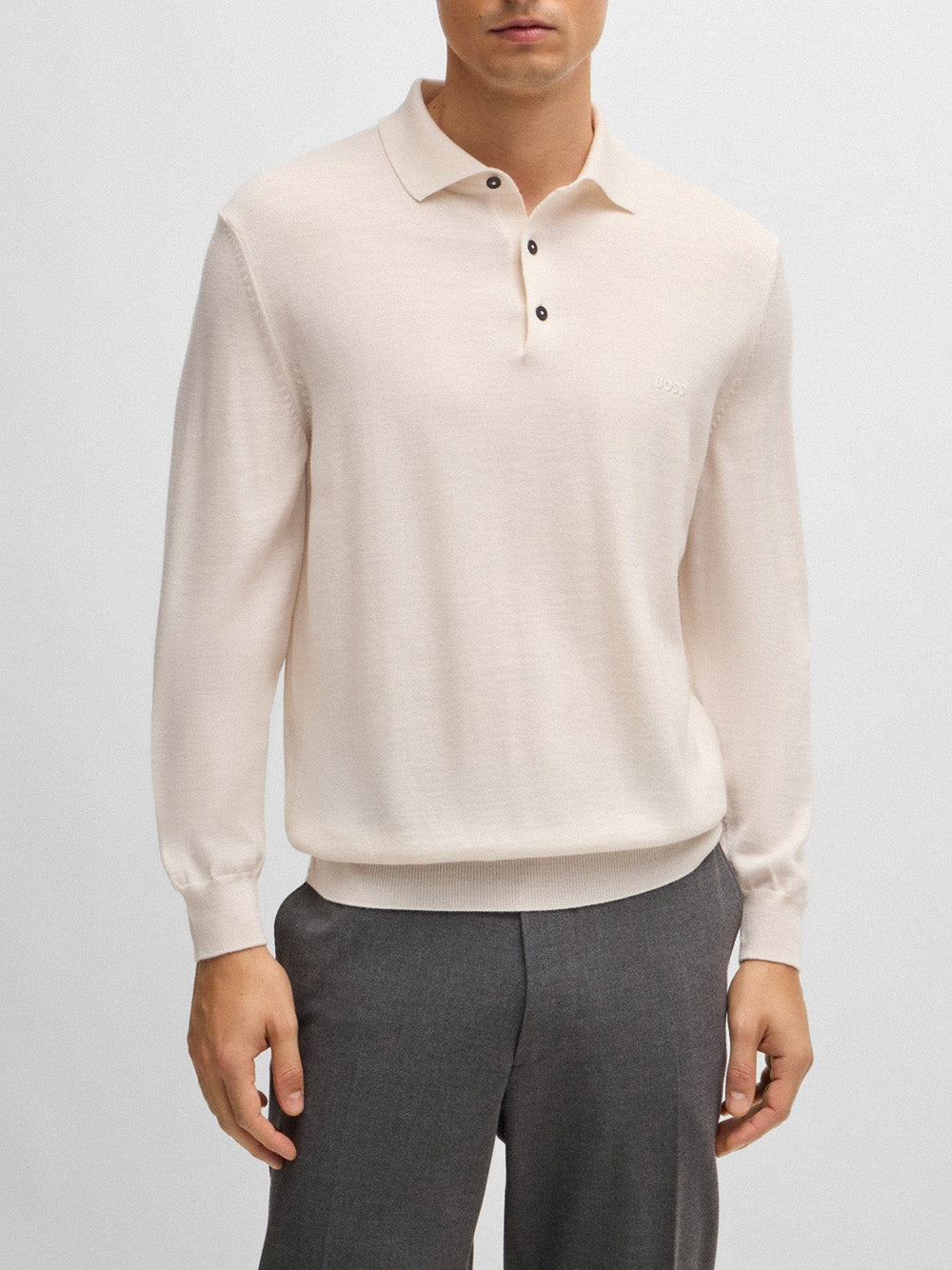 Polo Hugo Boss Bono da Uomo - Bianco