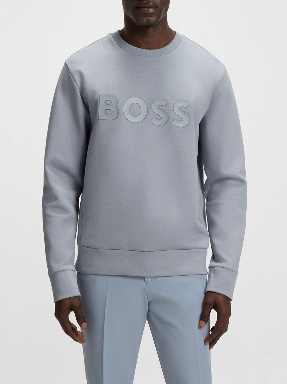 Felpa Hugo Boss Salbo da Uomo - Grigio