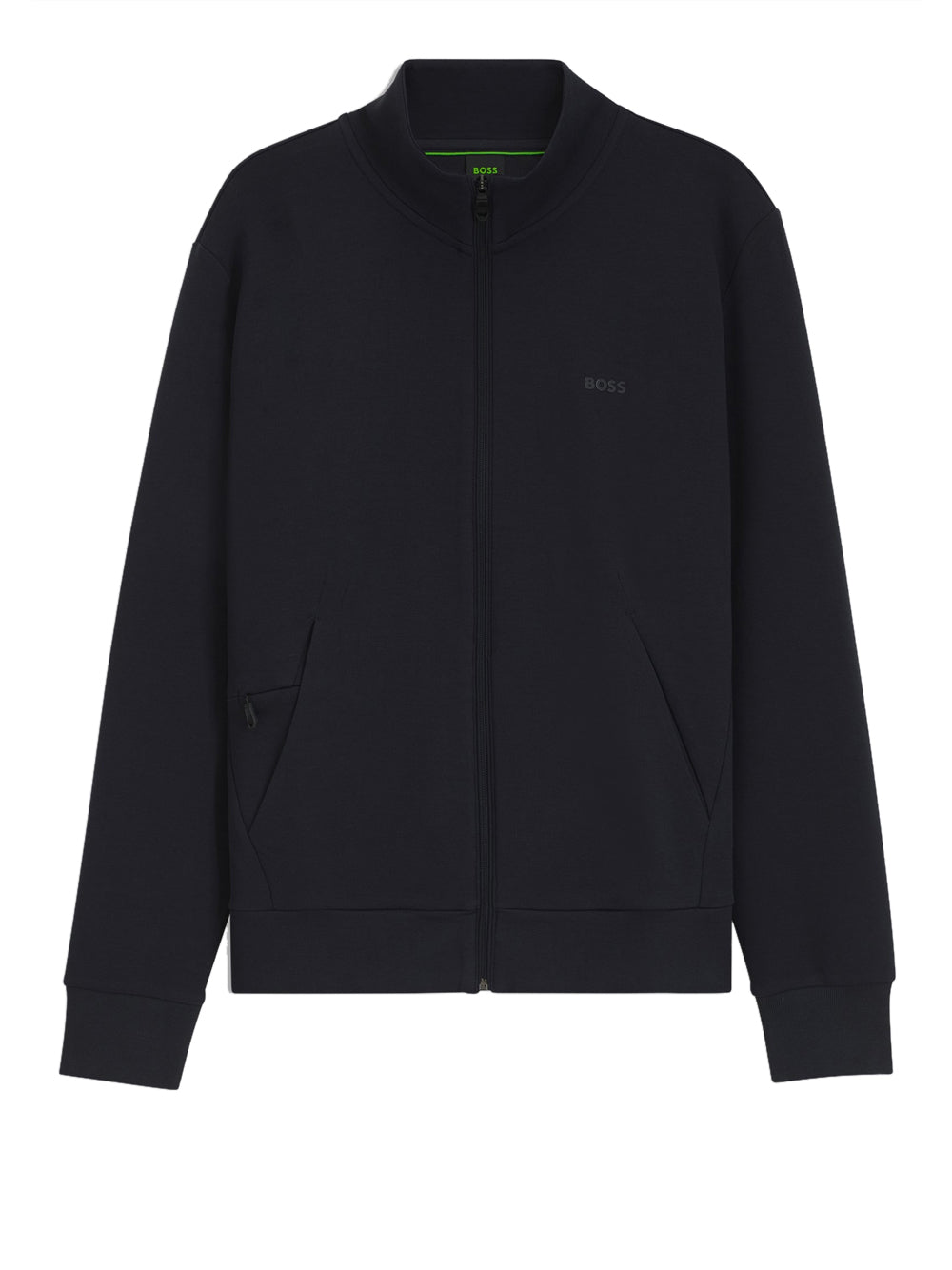 Felpa Zip Hugo Boss Skaz da Uomo - Blu