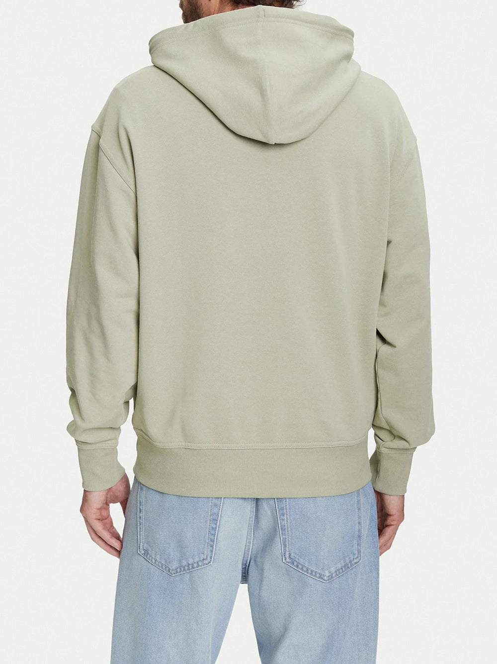 Felpa Cappuccio Hugo Boss Wesmallhood da Uomo - Verde