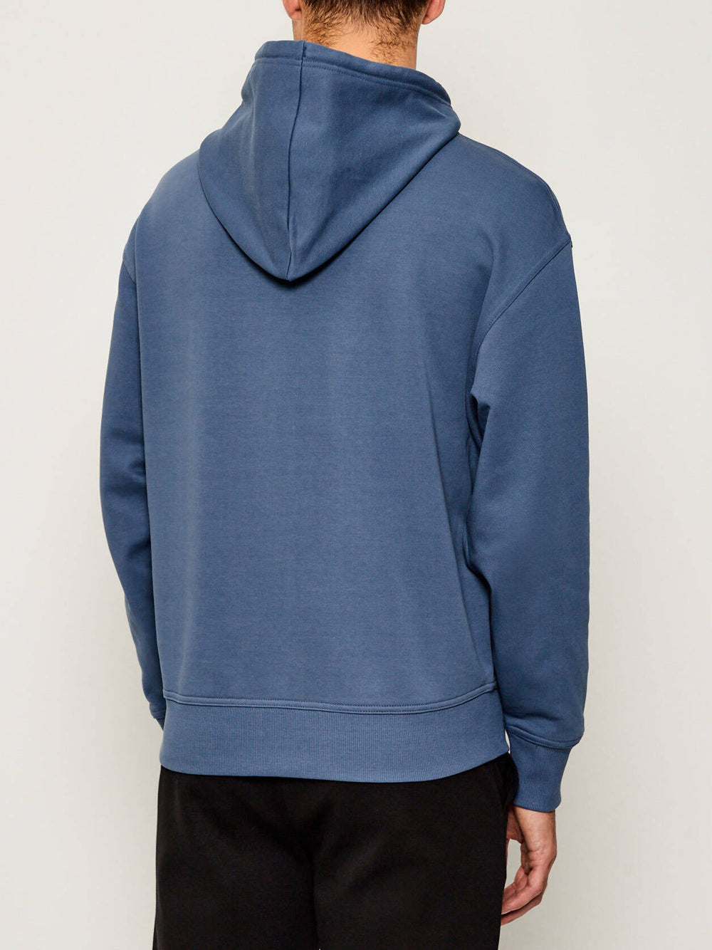 Felpa Cappuccio Hugo Boss Wesmallhood da Uomo - Celeste