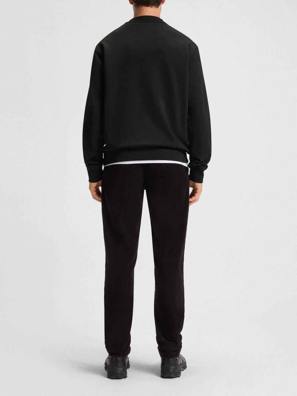 Felpa Hugo Boss Wesmallcrew da Uomo - Nero