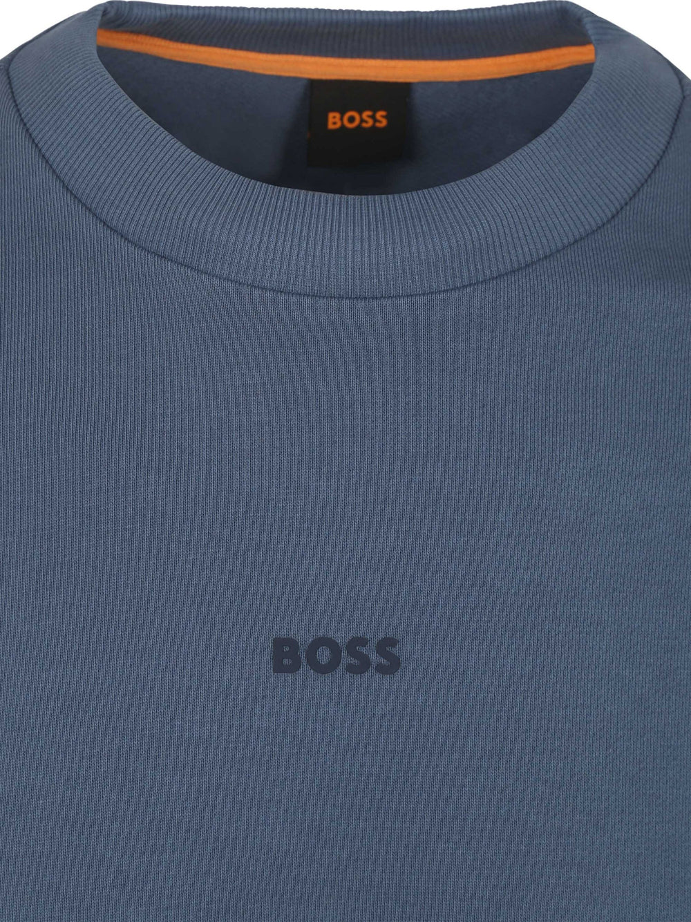 Felpa Hugo Boss Wesmallcrew da Uomo - Celeste Blu