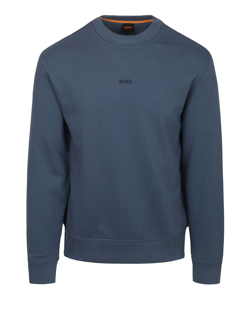Felpa Hugo Boss Wesmallcrew da Uomo - Celeste Blu