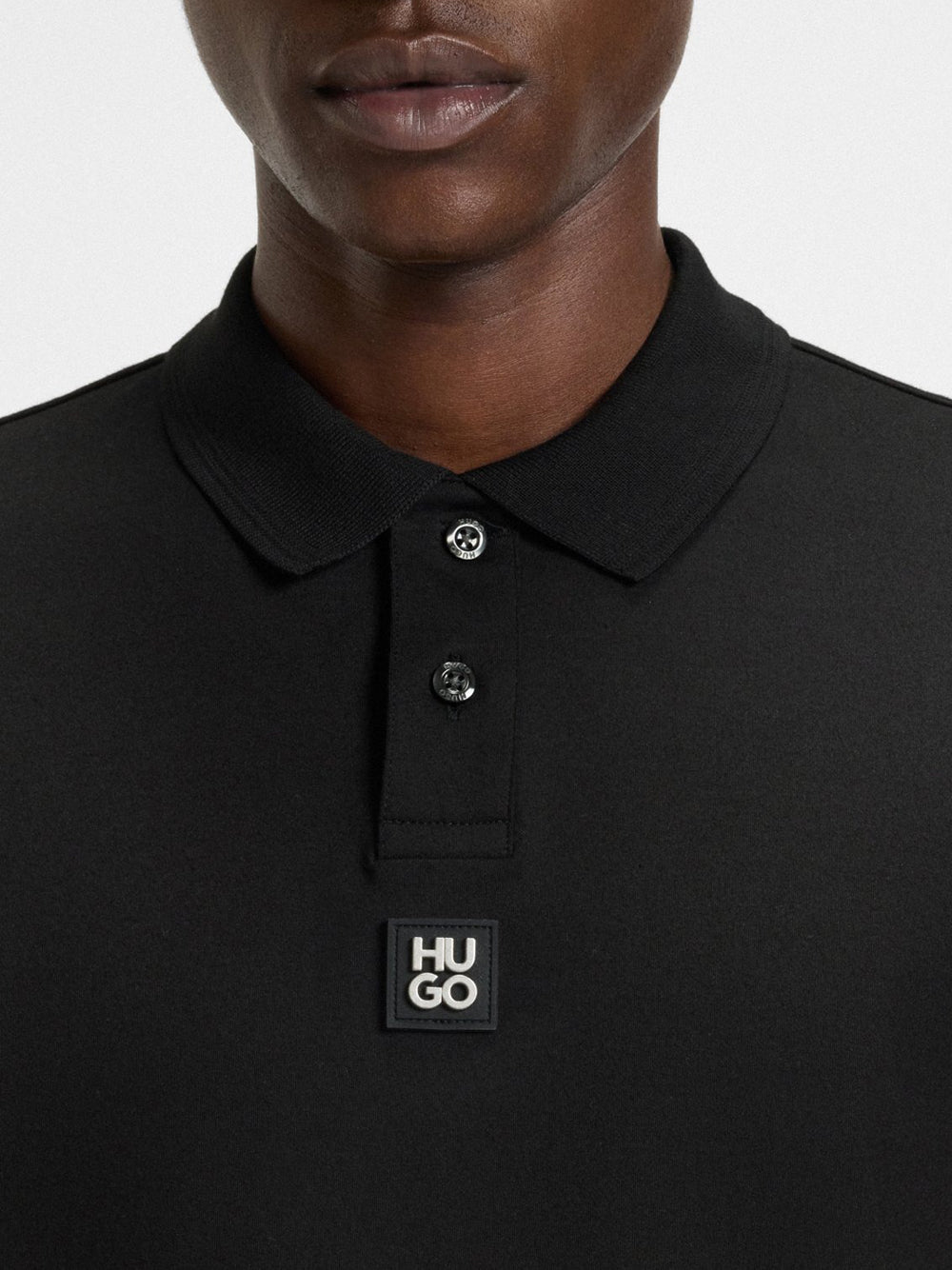 Polo Hugo Boss Deabono da Uomo - Nero