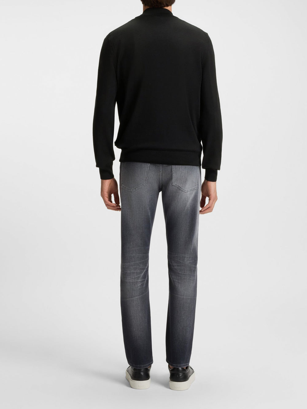 Pullover Hugo Boss Ebenji da Uomo - Nero