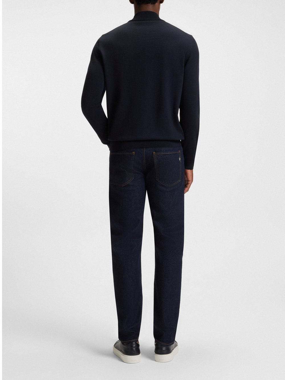 Pullover Hugo Boss Ebenji da Uomo - Blu