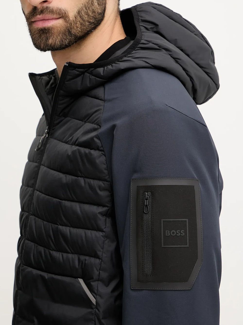 Giubbino Hugo Boss Urbanex Hybrid da Uomo - Blu