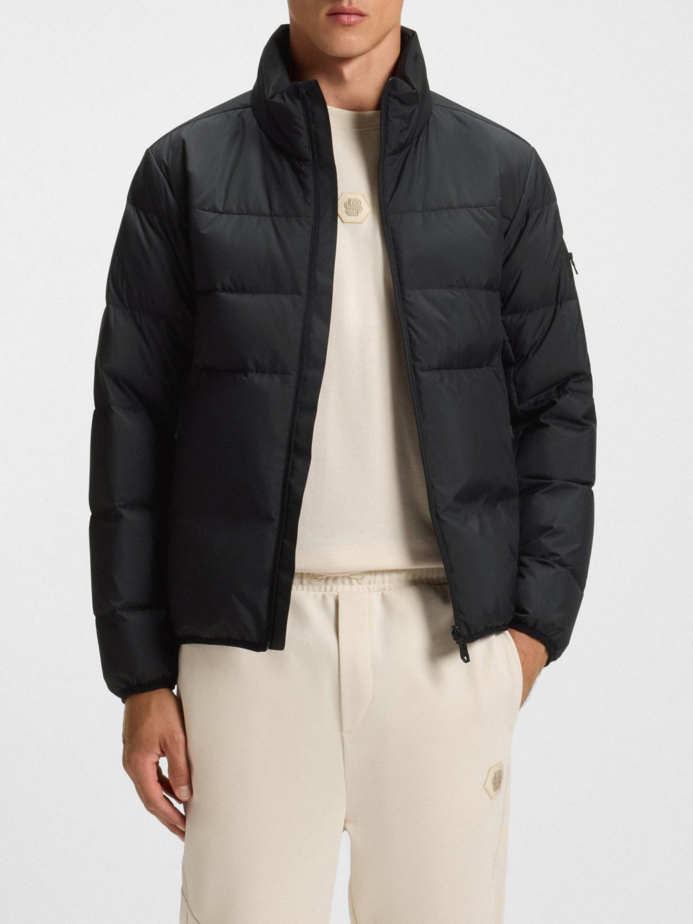 Piumino Hugo Boss Urbanex Puffer da Uomo - Nero