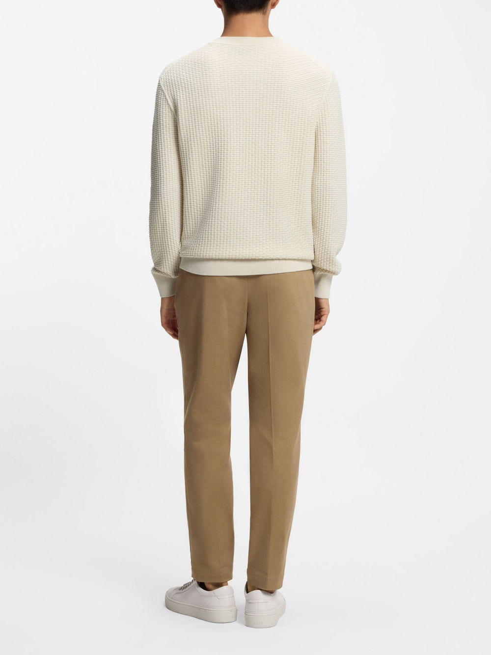 Pullover Hugo Boss H-Imberto da Uomo - Bianco