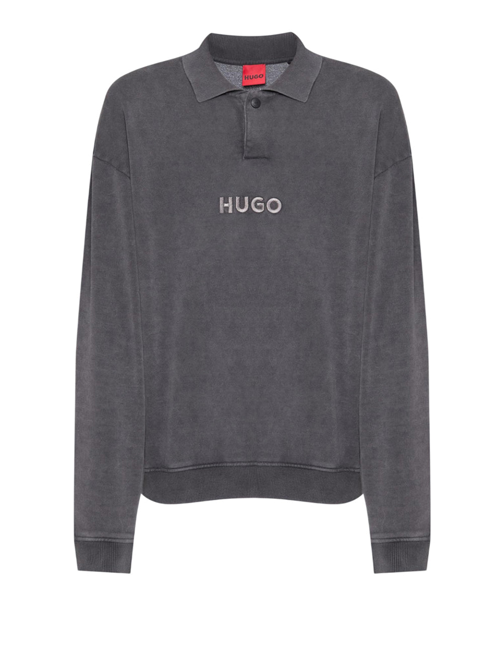 Felpa Polo Hugo Boss Delwy da Uomo - Grigio