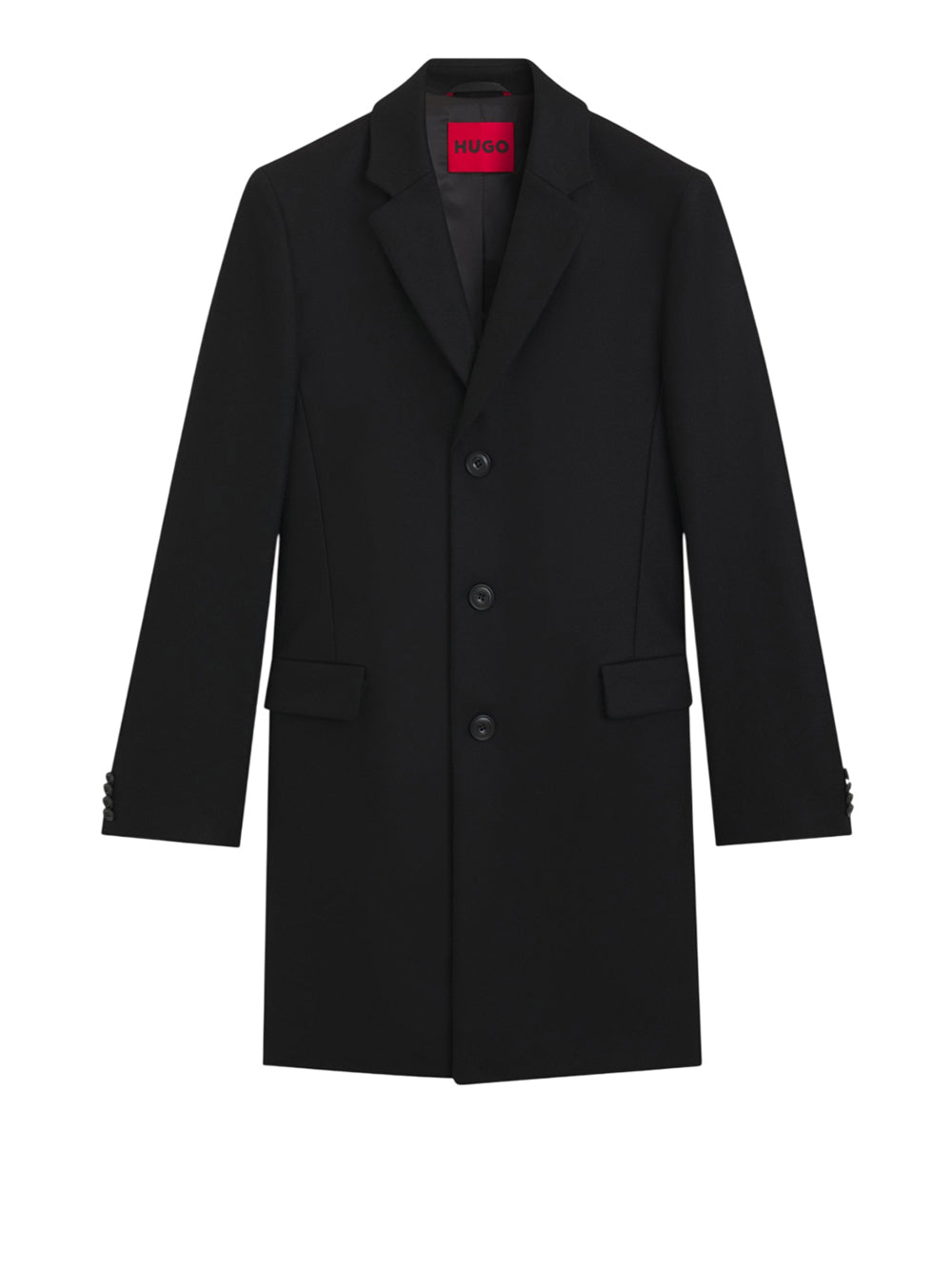 Cappotto Hugo Boss Migor da Uomo - Nero