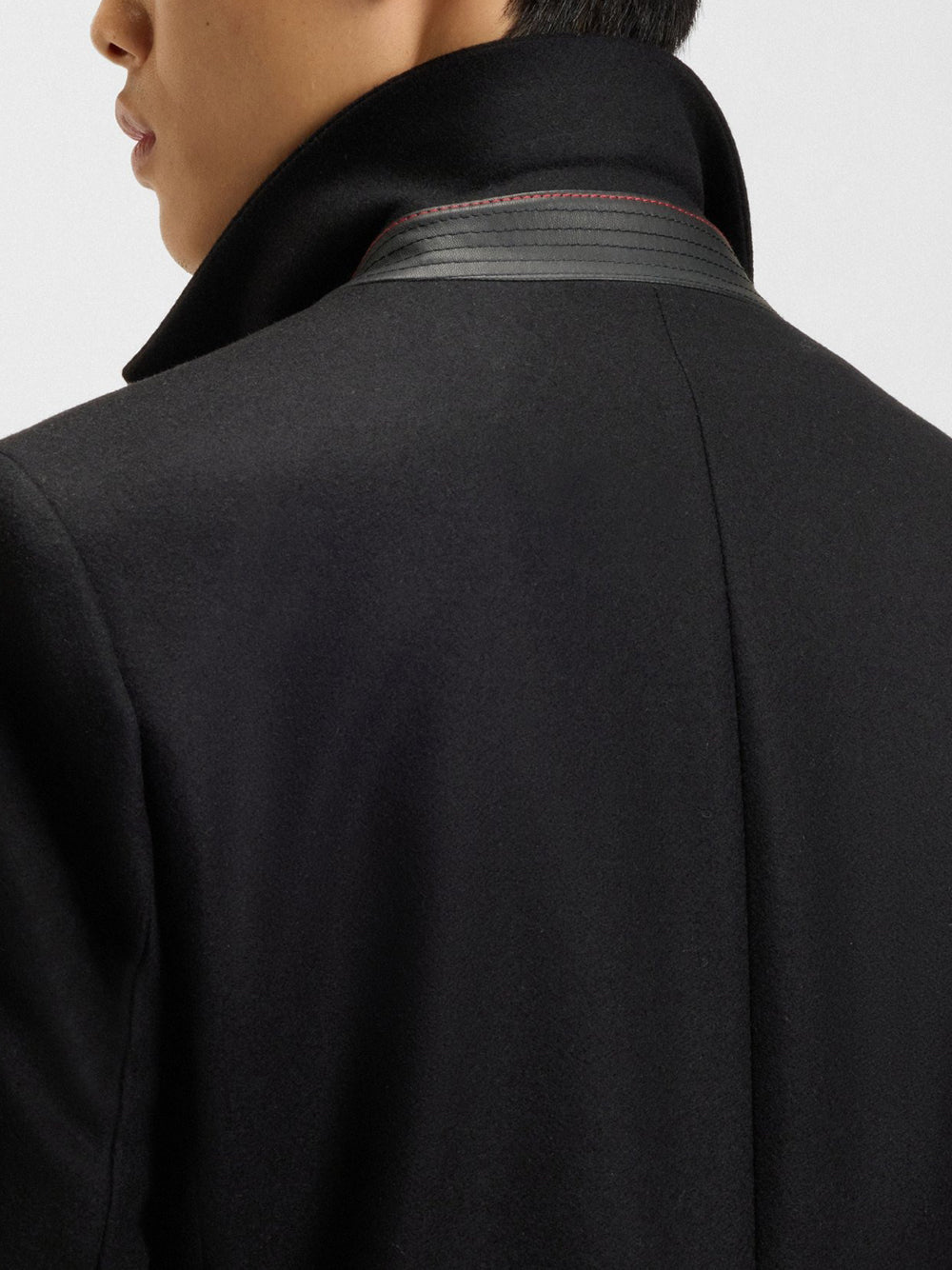 Cappotto Hugo Boss Migor da Uomo - Nero