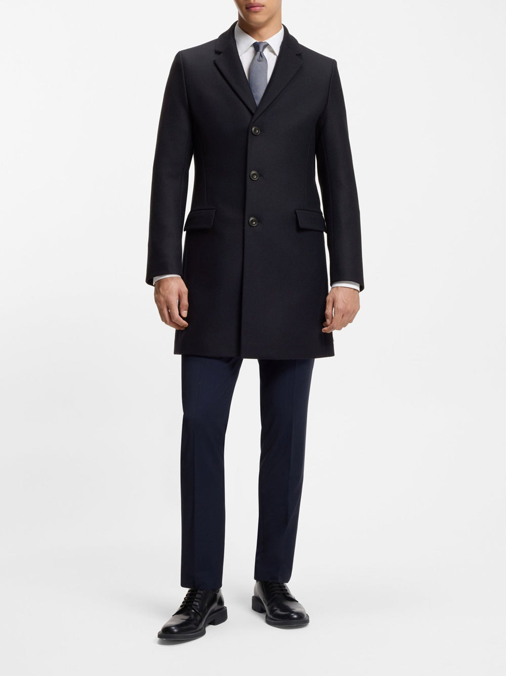 Cappotto Hugo Boss Migor da Uomo - Blu