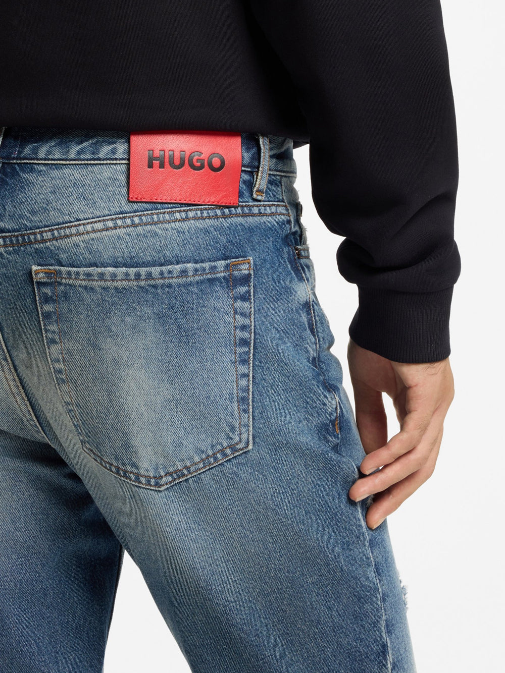Jeans Slim Hugo Boss da Uomo - Denim