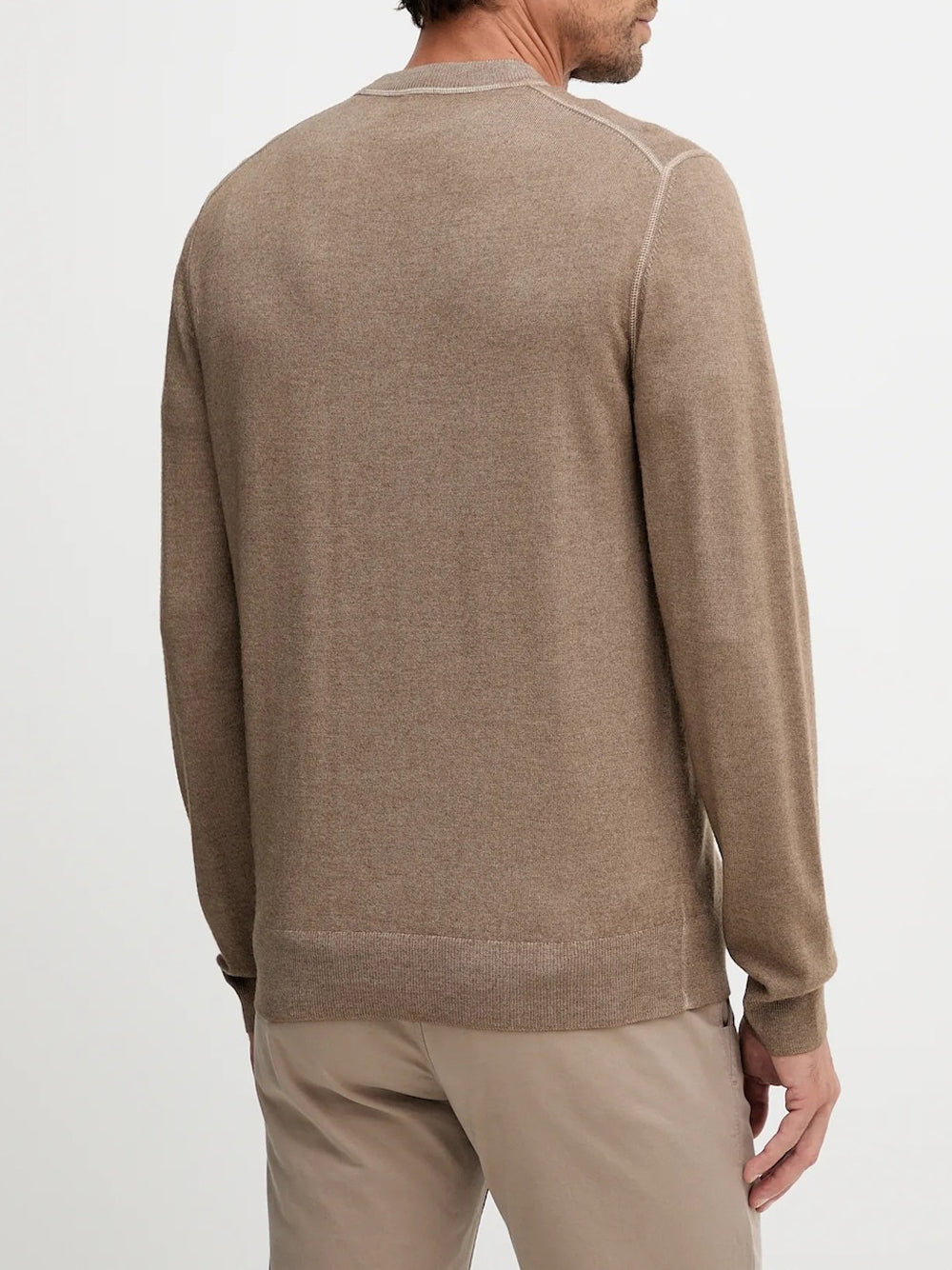 Pullover Hugo Boss Astefo da Uomo - Beige
