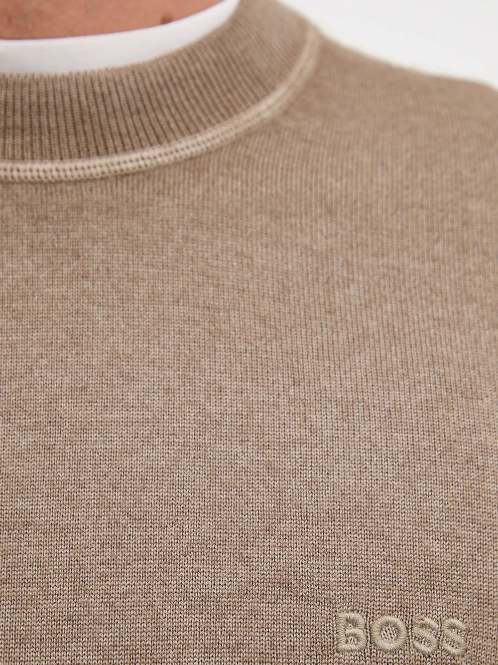 Pullover Hugo Boss Astefo da Uomo - Beige
