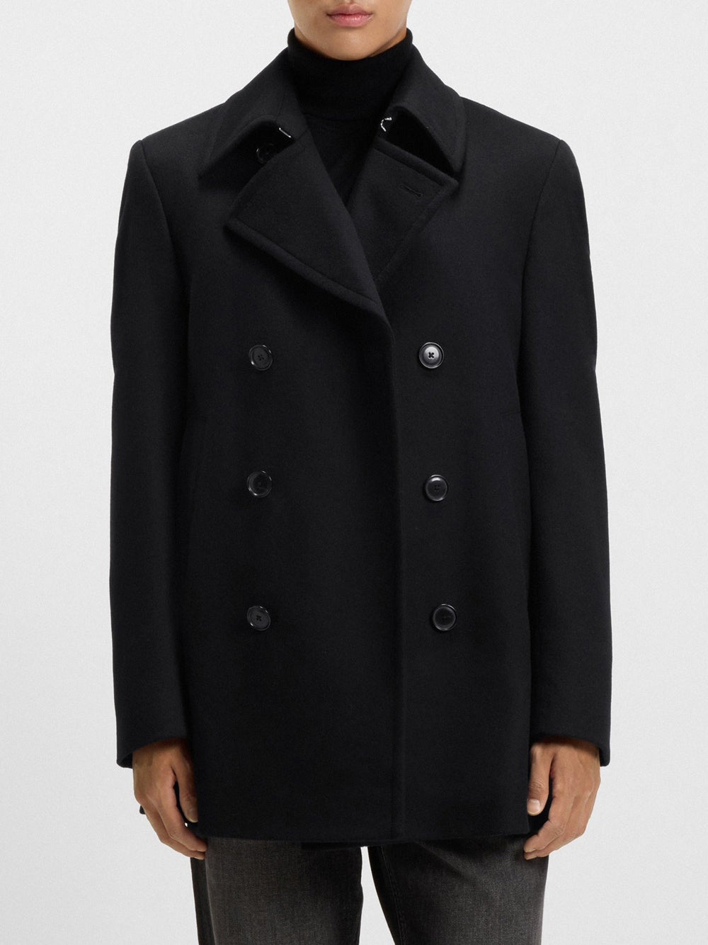 Cappotto Hugo Boss Hyde da Uomo - Nero