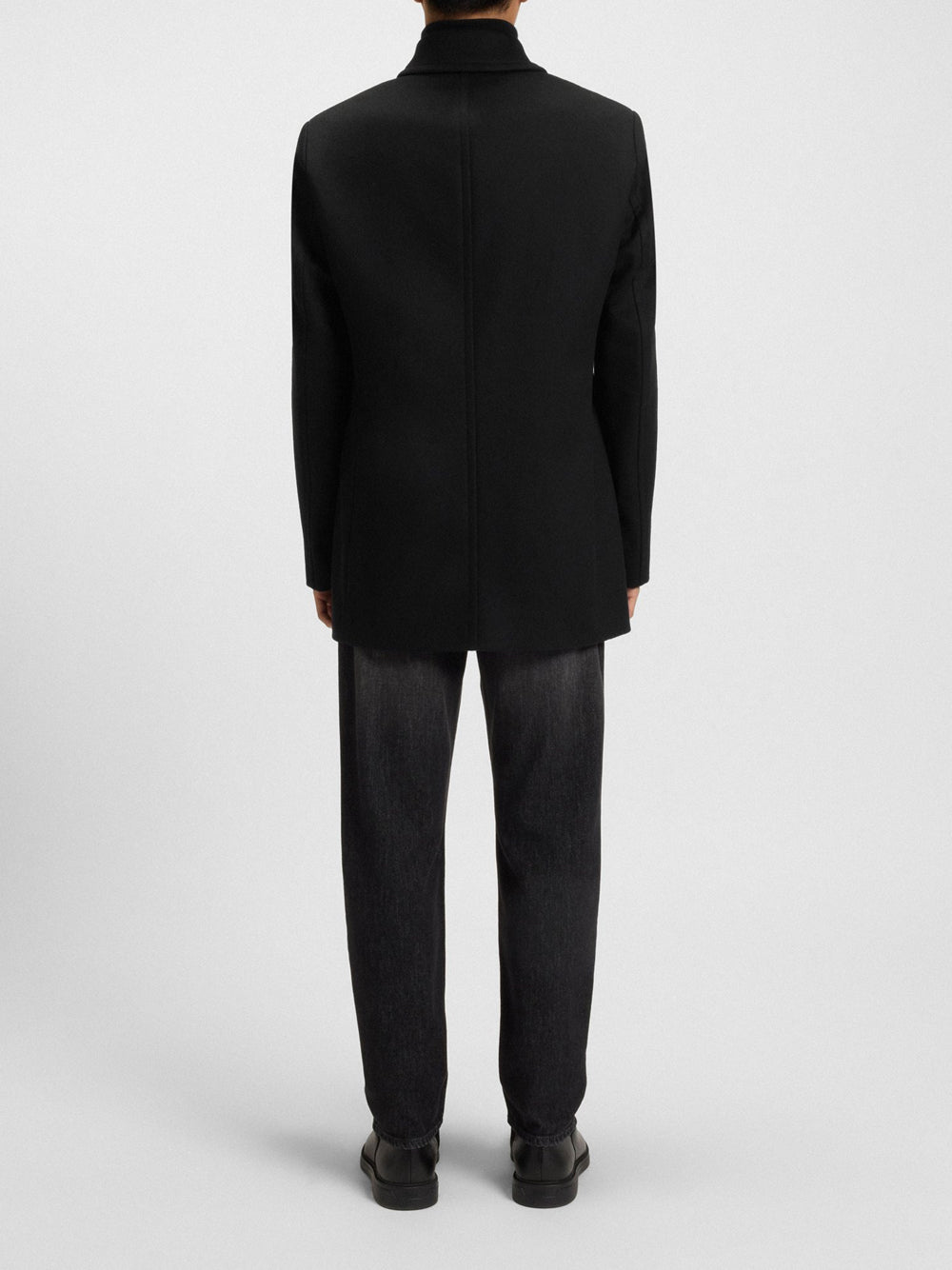 Cappotto Hugo Boss Hyde da Uomo - Nero