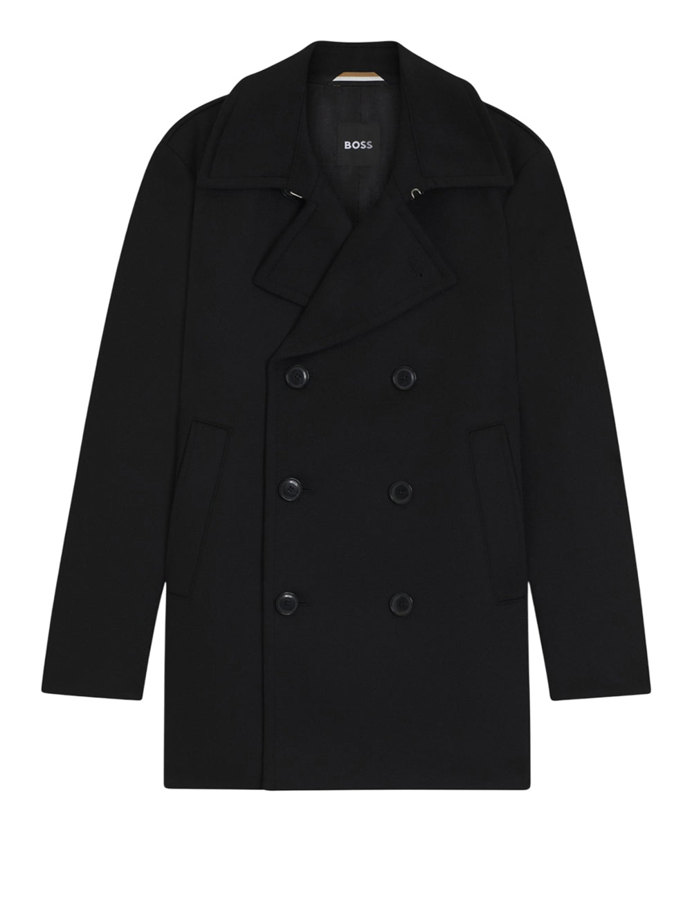 Cappotto Hugo Boss Hyde da Uomo - Nero