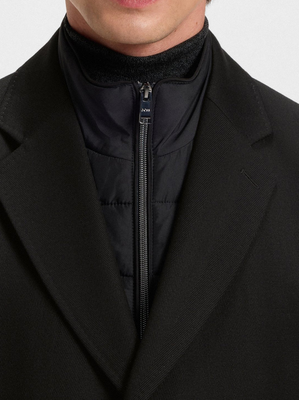 Cappotto Hugo Boss Hyde da Uomo - Nero