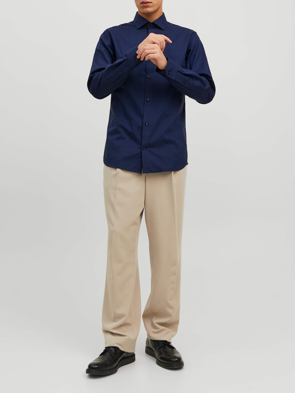 Camicia Classica Jack e Jones da Uomo - Blu