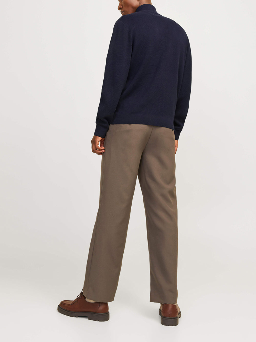 Maglia Collo Alto Jack e Jones Half Zip da Uomo - Blu