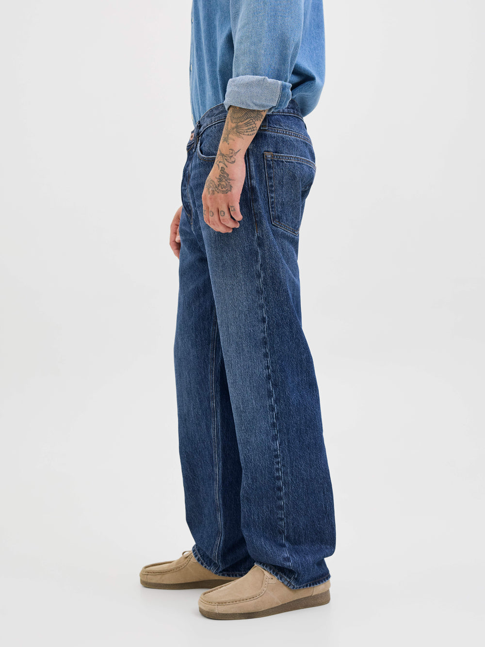 Jeans Straight Jack e Jones da Uomo - Denim