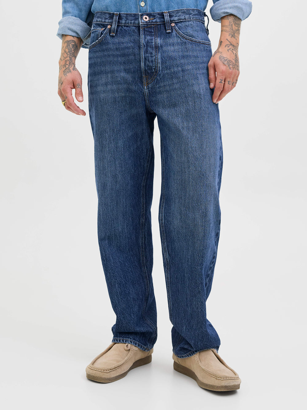 Jeans Straight Jack e Jones da Uomo - Denim