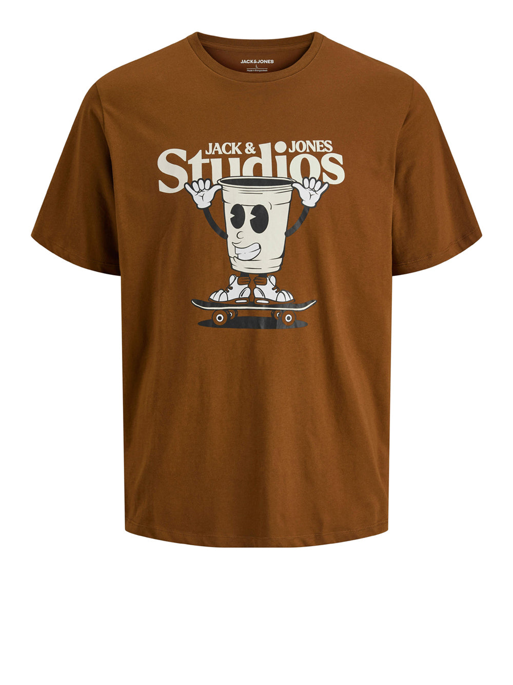 T-shirt Jack e Jones da Uomo - Marrone