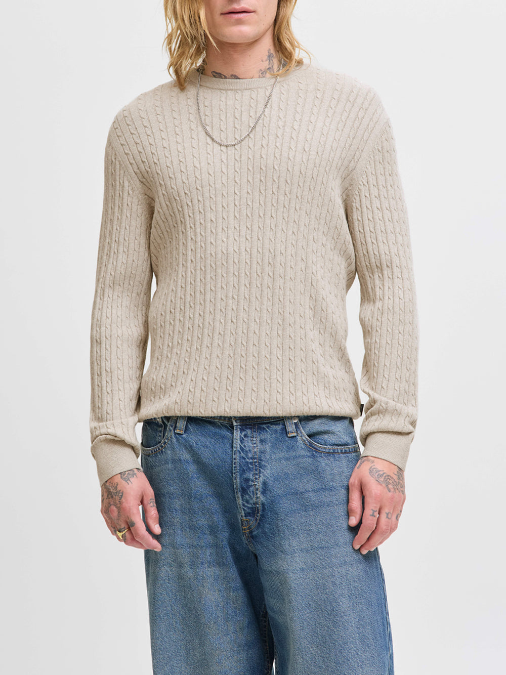 Pullover Jack e Jones da Uomo - Avorio