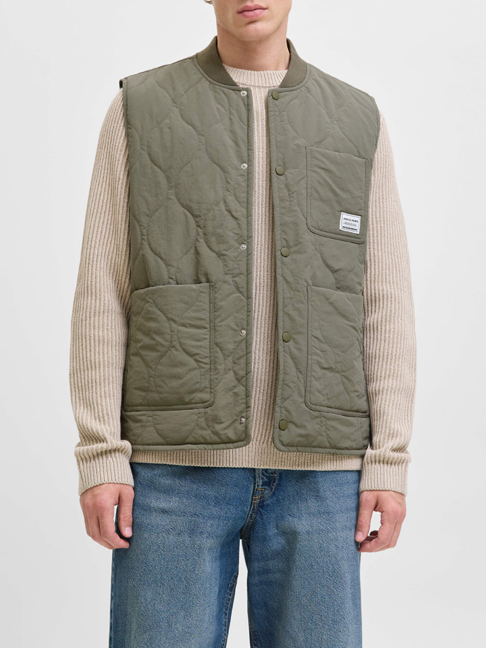 Smanicato Jack e Jones da Uomo - Verde